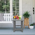 Meluvici Outdoor Side Table, HDPS Single Adirondack Side Table Weather Resistant, Table for Adirondack Chair, Outside