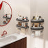 2 Pack CICUFY Shower Caddy Suction Cup, No Drilling Corner Shower Shelves, Rust Proof Bathroom Storage Organizer
