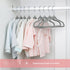 ManGotree 15 Pack Non-Slip Baby Velvet Clothes Hanger, Kids Coat Hanger with Swivel Hook (Grey)