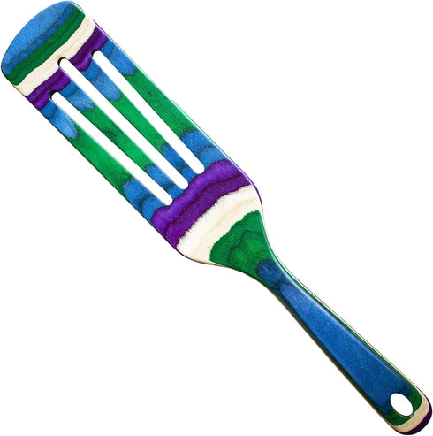 Totally Bamboo Baltique Mumbai Collection 13" Wooden Spurtle Cooking Utensil, Safe for Nonstick Use