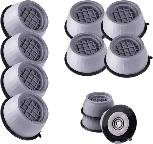 8 Pcs Anti Vibration Pads for Washing Machine, Stabilizer Washer Dryer Pedestals, Shock Absorbing Mat GL010