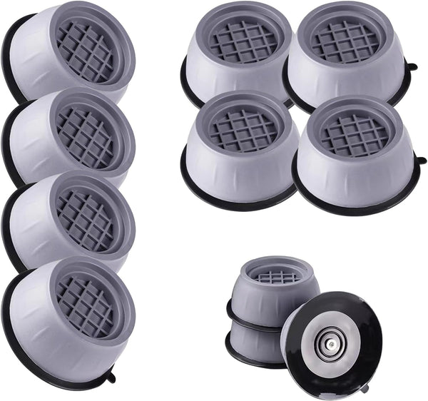 8 Pcs Anti Vibration Pads for Washing Machine, Stabilizer Washer Dryer Pedestals, Shock Absorbing Mat GL010