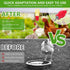 KISEER 30-Pack Poultry Nipple Waterer for Chickens and Ducks - Screw Style