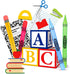 Resholder 14 Pcs Giant School Theme Party Decorations ABC Alphabet Party Favor Box