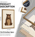 Lwoztra 12x16 Inch Set 3 Nursery Wall Art Baby Canvas Pictures Bear Wall Decor Boys Room Prints Kids Poster Cute Animal
