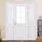 MIULEE 25 x 40 Inches Sidelight Sheer French Door Curtains, Light Filtering Window Treatment with Tieback - 2 Panels,