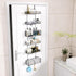 HapiRm Over Door Organizer Storage - Separable Hanging Organizer with 6 Metal Large Capacity Baskets, Detachable Behind