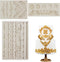 3 Pieces Baroque Silicone Fondant Molds, Scroll Border Lace Molds for Cake Decorating, Curlicues Gum Paste Candy