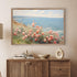 Flower Field Canvas Wall Art, Spring Landscape Prints, Vintage Flower Landscape Painting, Unframed