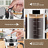 French Press Coffee Maker, 34oz 304 Stainless Steel with 2 Filters, Heat Resistant Borosilicate Glass, BPA Free