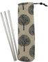 JASHII Matte Long Handle Spoon, Cocktail Mixing Stirring Spoons, 8.6 inch Brushed SUS304 Stainless Steel