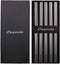 Devico 18/10 Stainless Steel Metal Chopsticks Set, Reusable, Dishwasher Safe (5 pairs)