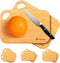 2 Pack Small Bamboo Wood Cutting Board for Kitchen 8.6" x 6"