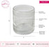 Set 6, (10 oz) Set Set, Hobnail Beaded Floral Clear Drinking Glasses of Vintage Glassware by Kate Aspen| Cocktail Glass