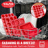 Walfos Mini Silicone Muffin Pan - 24 Cups, Non-stick Baking Pan, BPA Free and Dishwasher Safe