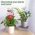 2 Packs 50 AUGSUN Plant Trellis Garden Trellis Plant Stakes Trellis for Climbing Plants Indoor Plants Metal Leaf Shape