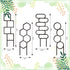 KOYILTD 4 1) Pcs Trellises for Climbing Plants Indoor Metal Climbing Plant Support Metal Plant Trellis for Pots Garden