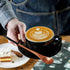 9 Inch 6 AOOSY Wooden Coffee Spoons, Pcs Long Handle Small Wooden Spoons for Stirring, Natural Honey Spoon for Tea