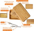 Glowgath Tofu Press,Large Bamboo Tofu Press with Tofu Strainer,Drip Tray and Cheesecloth, BPA Free,Easy to Clean,Easily