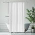 AooHome Fabric Shower Curtain, 36 Width x 72 Height Inch Stall Size Bathroom Curtain, Waterproof, White