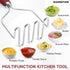 Rainspire Potato Masher Stainless Steel, Mashed Potato Masher Kitchen Tool, Durable Mash Potatoes Masher, Soft Non-slip
