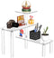 Sezanrpt Clear Countertop Corner Organizer Shelf 11.8x11.8x12.4 Inch, 3 Tier Acrylic Bathroom