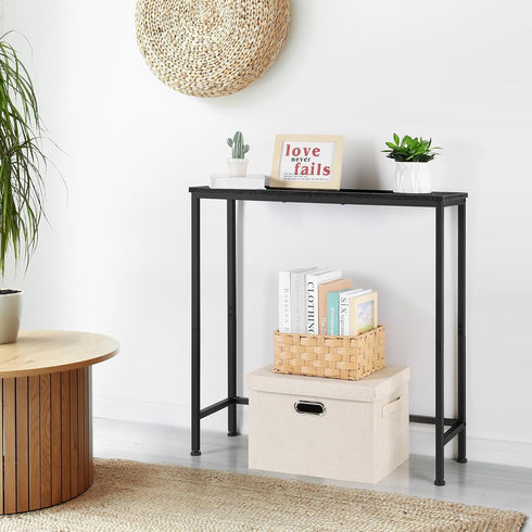 YBING Narrow Console Table Small Entryway Table Thin Table Sofa Side Table Hallway Table for Living Room Foyer Bedroom