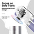 Manual Can Opener with Magnet, Handheld Can Opener with Sharp Blade and Effort-Saving Knob, Purple Color