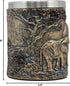 Ebros 12oz Animal Totem Spirit Safari Elephant And Calf Family Mug - Rustic Textured Tree Bark Design