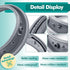 DC97-16140P DC97-19755A Washer Door Boot Seal Compatible with Samsung, Replacement Part DC64-02174A DC64-02792A