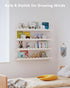 Seocry 23 Inches) Nusery Shelves (White