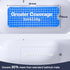 40 16 Inch Extra Long Bathtub Mat Non Slip, Clear Navy Blue Soft Bath Mat for Tub x Full Size, Long Shower Mats