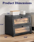 Countertop, Countertop 15.0"x13.0"x9.1" (2T) Kitsure Bread Box - Wooden Bread Box for Kitchen Large Capacity Kitchen