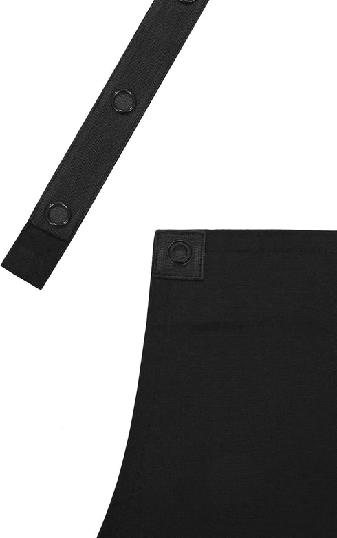AA2095 AA2095X) 33" a mont Chef Bib Aprons for Women and Men (Standard Dry Guard & - Neck Strap Apron with Pockets