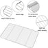 Cooling Rack Set of 3, Zacfton Baking Rack Stainless Steel Wire Rack for Baking Cooking Roasting Grilling Cooling, 15” x 11” x 0.5” Wire Racks, Fit Various Size Cookie Sheets Oven by Zacfton