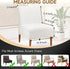 XIAROGEE Armless Armless 1) Teddy Wool Accent Chair Cover Heavy-duty Soft Plush Chair Slipcover Accent Chairs Covers