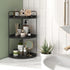 Counter 3 Countertop Fixwal Corner Bathroom Organizer, Tier Rustic Bathroom Organizer, Wood Storage Tray for Vanity