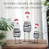Notakia Wooden Rooster Kitchen Decor Figurine, Cute Chicken Chook Carving for Home Decoration - Set of 3