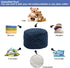 Poofieotto 20Diameter x12Height Inches Unstuffed Pouf Ottoman Cover Handmade Footstool Ottoman Storage Solution Floor