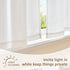 jinchan 24 Inch Set 2 Linen Tie Top Curtains Length Farmhouse Cafe Curtains of for Bedroom Bathroom Rustic Small