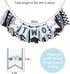 Rweseo 2nd Two Fast Birthday Party High Chair Banner - Racing High Chair Banner, Blue Birthday Bunting,Blue Vintage