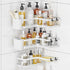 3 Pack Corner Shower Caddy Organizer, Rustproof Corner Shower Shelves, No Drilling