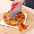 1 pcs Stainless Steel Dough Pastry Scraper Chopper with Ergonomic Rubber Non-Slip Grip, Pro Pastry Pizza Cutter (Red)