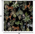 AMFD Jungle Animals Shower Curtain, Cheetah Zebra Monkey Antelope, Green Tropical Forest Bathroom Decor Set