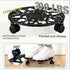 11 Inch 1 Pack Rolling Plant Stand with Wheels Wrought Iron Rolling Plant Stand with Casters Heavy Duty for Indoor
