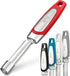 Orblue Premium Apple Corer Tool, Durable Stainless Steel Fruit Core Extractor, Red