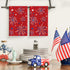4th 18x26 Inch Set 2 Artoid Mode Red Stars Firework America Patriotic of July Kitchen Towels Dish Towels, Memorial Day