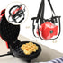 Beautyflier Carrying Bag for DASH Mini Waffle Maker 4 Inch, Portable Clear Organizer Bag for Baking and Cooking (Bag