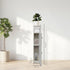 2 Small Bathroom Storage Cabinet, Slim Toilet Paper Organizer with Doors & Shelves, Over Toilet Storage Cabinet