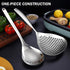 KAYCROWN Skimmer Slotted Spoon - 2 Pack Stainless Steel Pasta Spider Strainer for Frying and Cooking.